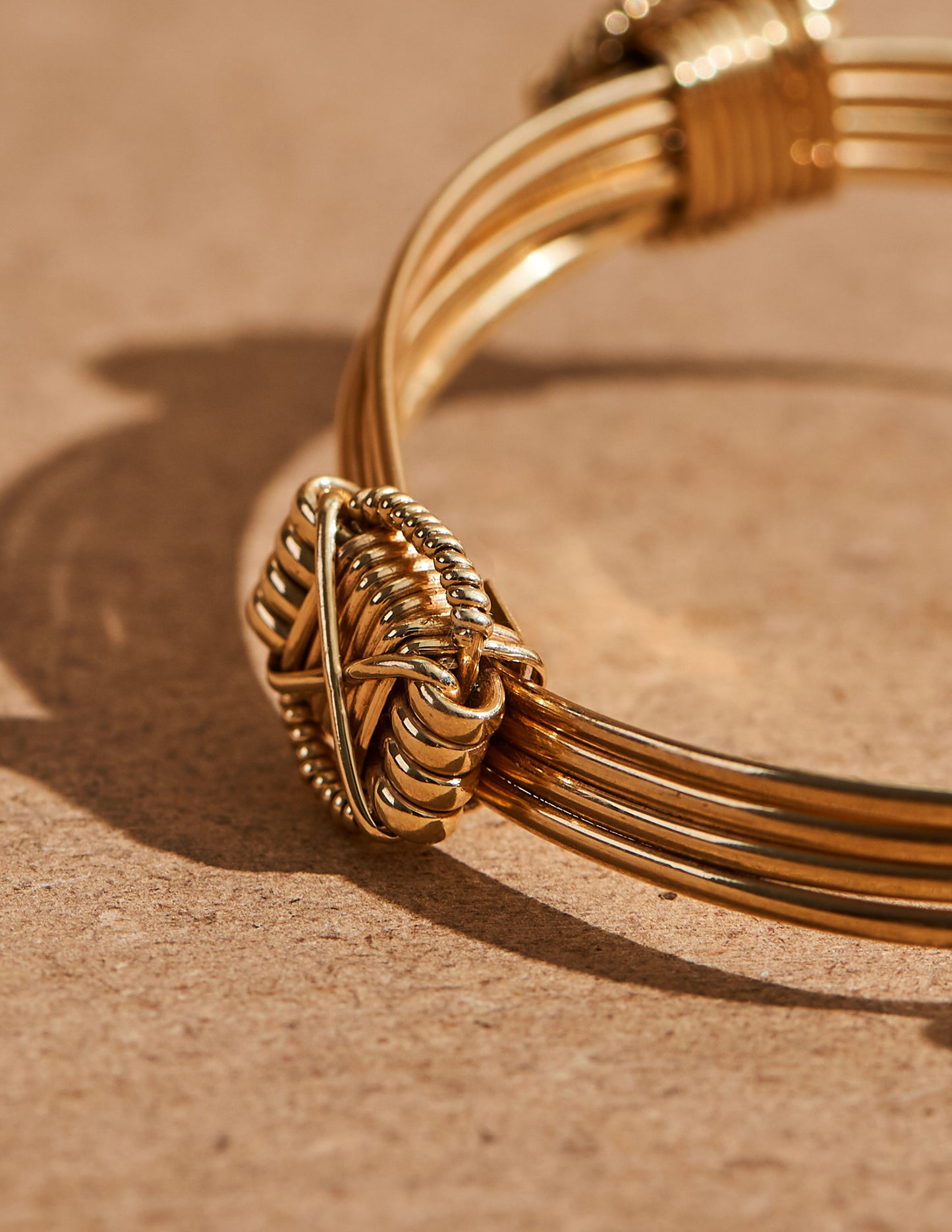 916 Gold Elephant Hair Ring (3 Row) - With SG AVA Permit | Merlin Goldsmith